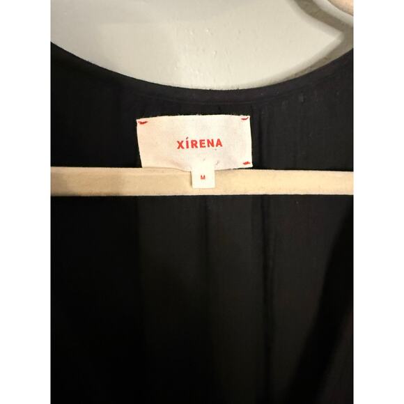 XIRENA Ella Tiered Cotton Gauze Maxi Dress in black - Picture 3 of 8